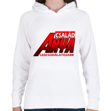 PRINTFASHION Csodás anya - Női kapucnis pulóver - Fehér női pulóver, kardigán