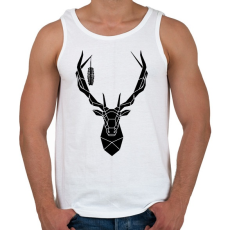 PRINTFASHION Csodaszarvas - Férfi atléta - Fehér