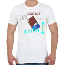 PRINTFASHION csoki - Férfi póló - Fehér férfi póló