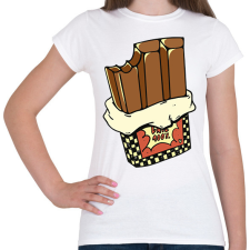 PRINTFASHION Csoki - Női póló - Fehér női póló