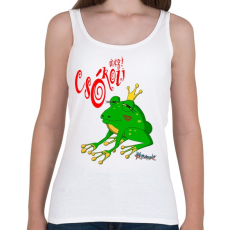 PRINTFASHION Csókolj meg! - Női atléta - Fehér