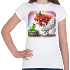 PRINTFASHION Csókolj meg! - Női póló - Fehér női póló