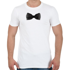 PRINTFASHION Csokornyakkendő - Férfi póló - Fehér férfi póló