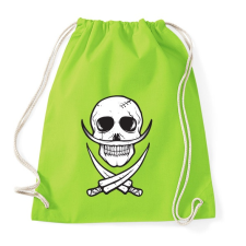 PRINTFASHION Csontbajusz - Sportzsák, Tornazsák - Limezöld tornazsák