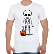 PRINTFASHION Csonti - Férfi póló - Fehér férfi póló