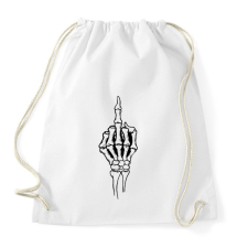 PRINTFASHION Csontváz középső ujj - Sportzsák, Tornazsák - Fehér tornazsák