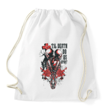 PRINTFASHION Csontvázak - Amíg a halál el nem választ - Sportzsák, Tornazsák - Fehér tornazsák