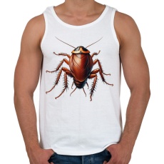 PRINTFASHION Csótány - Férfi atléta - Fehér