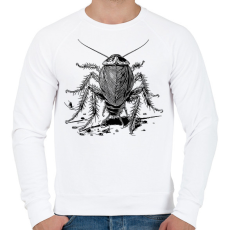 PRINTFASHION Csótány rajz - Férfi pulóver - Fehér