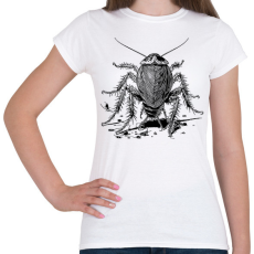 PRINTFASHION Csótány rajz - Női póló - Fehér