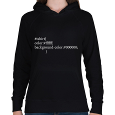 PRINTFASHION CSS - thsirt - Női kapucnis pulóver - Fekete