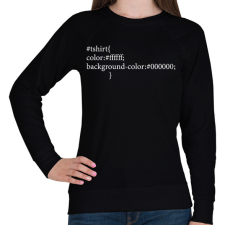 PRINTFASHION CSS - thsirt - Női pulóver - Fekete női pulóver, kardigán