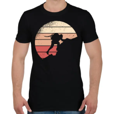 PRINTFASHION Csúcstámadás - Férfi póló - Fekete férfi póló