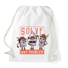 PRINTFASHION Ctrl, Alt, Del - Sportzsák, Tornazsák - Fehér tornazsák