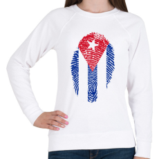 PRINTFASHION cuba - Női pulóver - Fehér