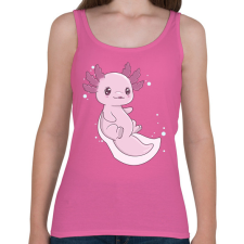 PRINTFASHION Cuki axolotl - Női atléta - Rózsaszín női trikó