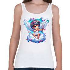 PRINTFASHION Cuki Cupido - Női atléta - Fehér