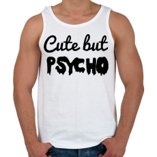 PRINTFASHION Cuki de elmeháborodott. - Férfi atléta - Fehér