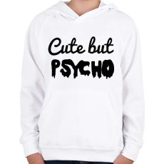 PRINTFASHION Cuki de elmeháborodott. - Gyerek kapucnis pulóver - Fehér