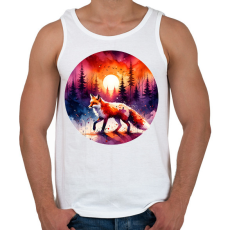 PRINTFASHION Cuki erdei róka - Férfi atléta - Fehér