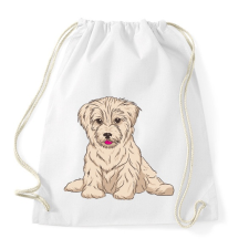 PRINTFASHION Cuki kutya - Sportzsák, Tornazsák - Fehér tornazsák