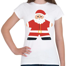 PRINTFASHION Cuki Mikulás - Női póló - Fehér női póló
