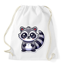 PRINTFASHION Cuki Mosómaci - Sportzsák, Tornazsák - Fehér tornazsák