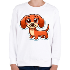 PRINTFASHION Cuki Tacsi - Gyerek pulóver - Fehér