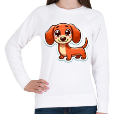 PRINTFASHION Cuki Tacsi - Női pulóver - Fehér