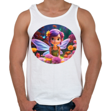 PRINTFASHION Cuki tündérke - Férfi atléta - Fehér atléta, trikó