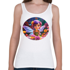 PRINTFASHION Cuki tündérke - Női atléta - Fehér női trikó