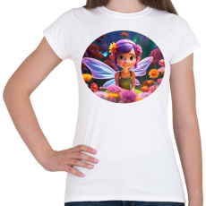 PRINTFASHION Cuki tündérke - Női póló - Fehér