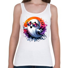 PRINTFASHION Cuki vicces halloween szellem Boo Boo - Női atléta - Fehér