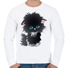 PRINTFASHION Cukicic - Férfi pulóver - Fehér férfi pulóver, kardigán