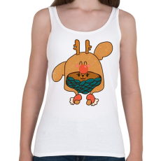 PRINTFASHION Cukiság - Női atléta - Fehér