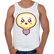 PRINTFASHION cukisagok-002 - Férfi atléta - Fehér atléta, trikó