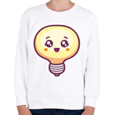 PRINTFASHION cukisagok-002 - Gyerek pulóver - Fehér gyerek pulóver, kardigán