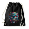 PRINTFASHION Cukorka koponya - Sportzsák, Tornazsák - Fekete