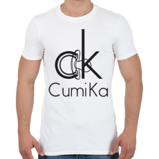 PRINTFASHION CumiKa - Férfi póló - Fehér