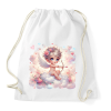 PRINTFASHION Cupido célba vett - Sportzsák, Tornazsák - Fehér