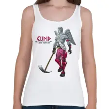PRINTFASHION Cupido Fortnite - Női atléta - Fehér női trikó