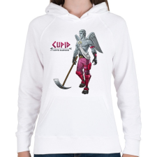 PRINTFASHION Cupido Fortnite - Női kapucnis pulóver - Fehér női pulóver, kardigán