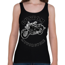 PRINTFASHION custom motorcycle - Női atléta - Fekete