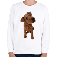 PRINTFASHION Cute Dog - Gyerek pulóver - Fehér