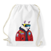 PRINTFASHION CYBER DOG  - Sportzsák, Tornazsák - Fehér