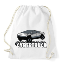 PRINTFASHION Cybertruck - Sportzsák, Tornazsák - Fehér tornazsák
