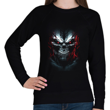 PRINTFASHION Cyborg - Női pulóver - Fekete női pulóver, kardigán
