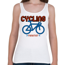 PRINTFASHION Cycling Fanatist - Női atléta - Fehér női trikó