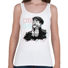 PRINTFASHION Cyka Blyat Feels Man #2 - Női atléta - Fehér