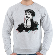 PRINTFASHION Cyka Blyat Feels Man - Férfi pulóver - Sport szürke férfi pulóver, kardigán